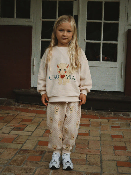 Konges Sløjd Girls Belli Miao Amore Joggers in Pink