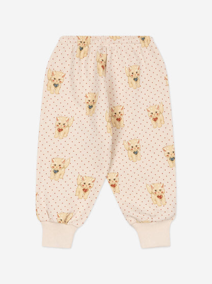 Konges Sløjd Girls Belli Miao Amore Joggers in Pink