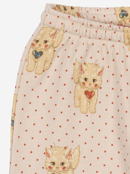 Konges Sløjd Girls Belli Miao Amore Joggers in Pink