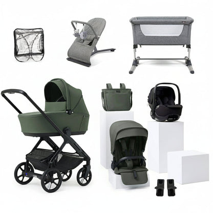 Jane Keep Trio Kombibaby 360 Lie-Flat Car Seat Travel System + Nursery Bundle