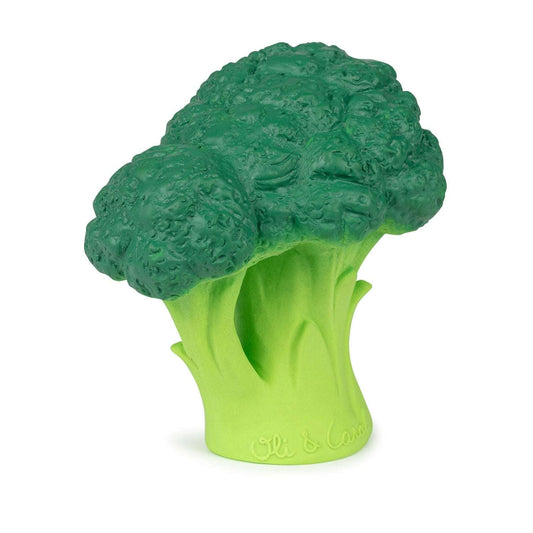 Oli et Carol Brucy, le jouet de dentition en forme de brocoli