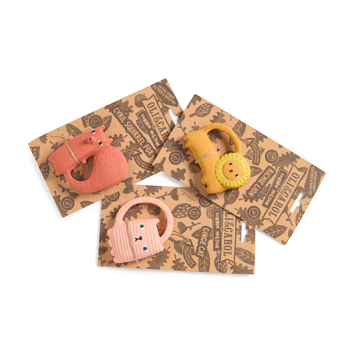 Oli & Carol x Donna Wilson Cyril Squirrel Fox Teether