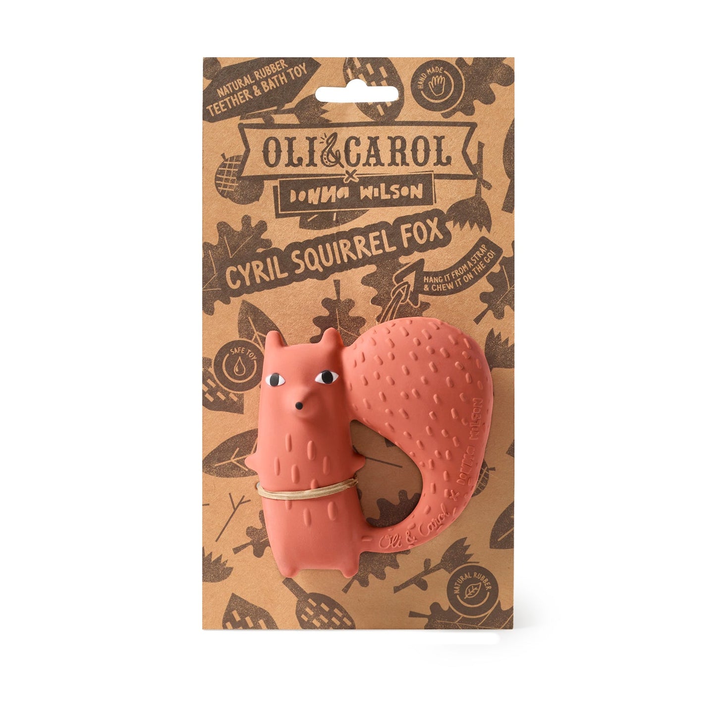 Oli & Carol x Donna Wilson Cyril Squirrel Fox Teether