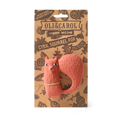 Oli & Carol x Donna Wilson Cyril Squirrel Fox Teether