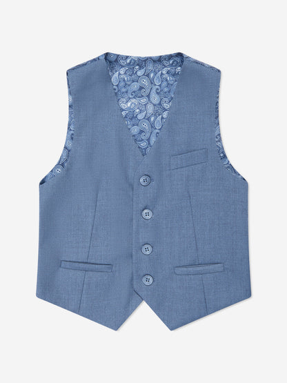 SUITLAB London Boys 7 Piece Suit Set in Blue