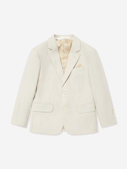 SUITLAB London Boys 7 Piece Suit Set in Beige