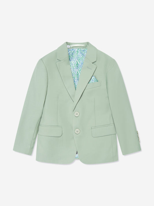 SUITLAB London Boys 7 Piece Suit Set in Green