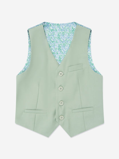 SUITLAB London Boys 7 Piece Suit Set in Green