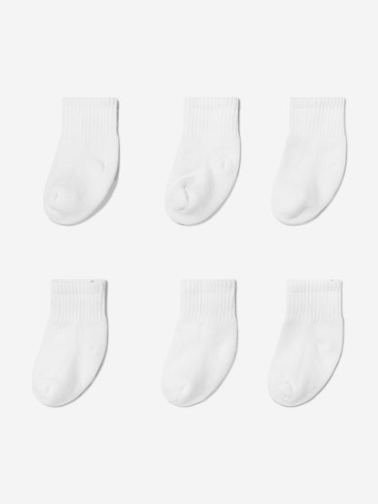 Lacoste Baby 6 Pack Socks Set in White