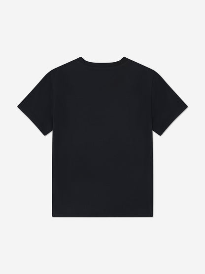 Lacoste Boys Logo T-Shirt in Black