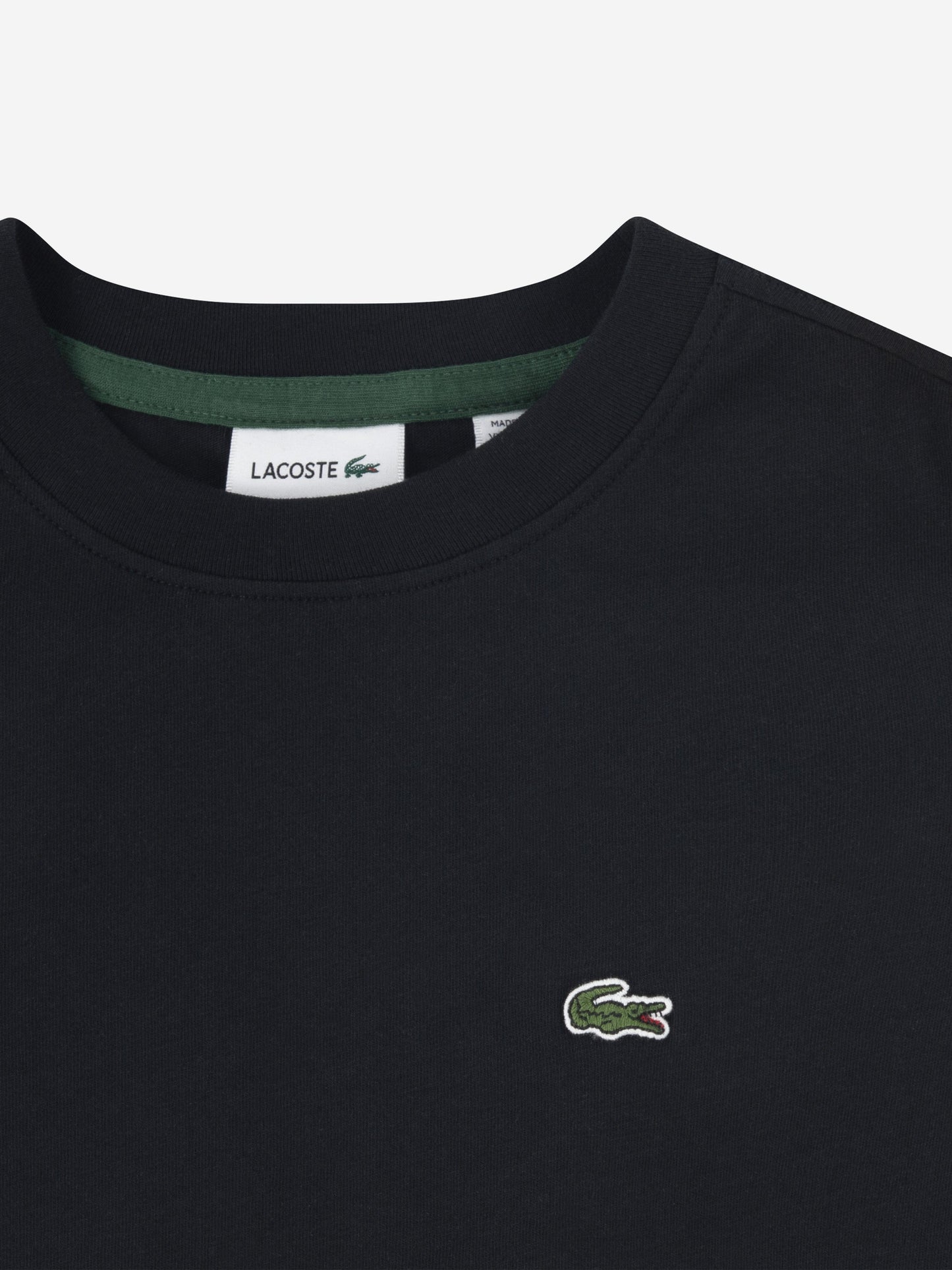 Lacoste Boys Logo T-Shirt in Black