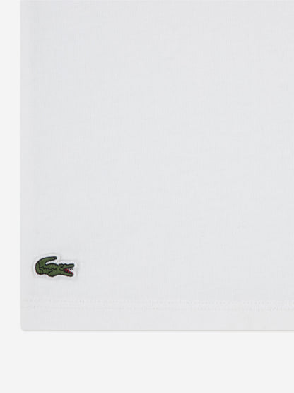 Lacoste Boys Graphic Core T-Shirt in Ivory