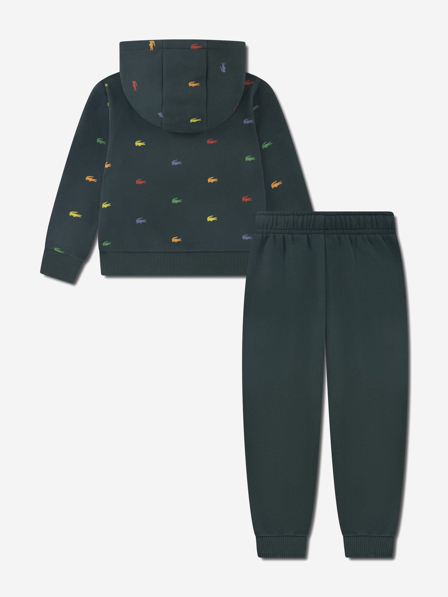 Lacoste Boys Allover Croc Tracksuit in Green