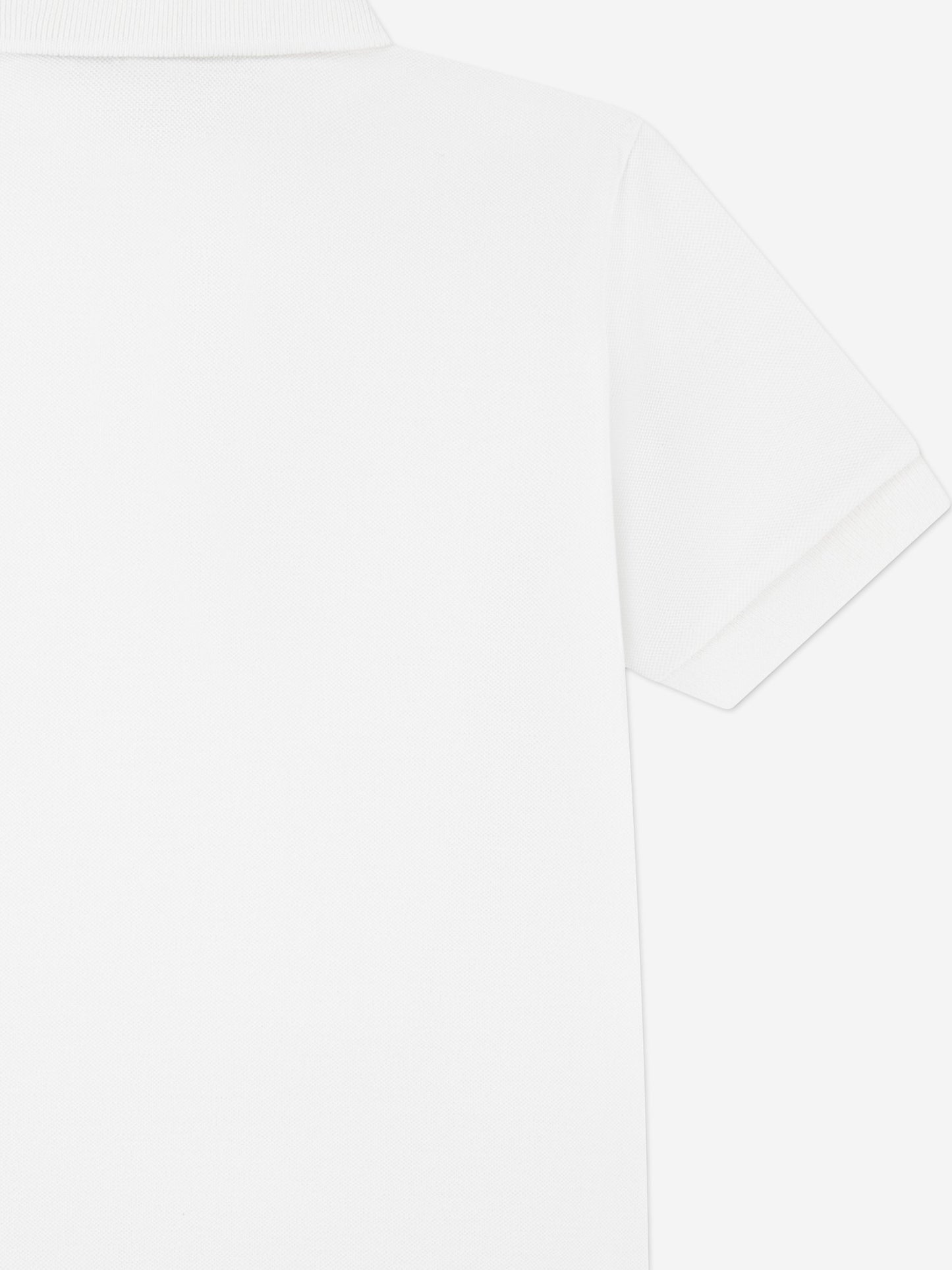 Lacoste Boys Petit Pique Polo Shirt in White