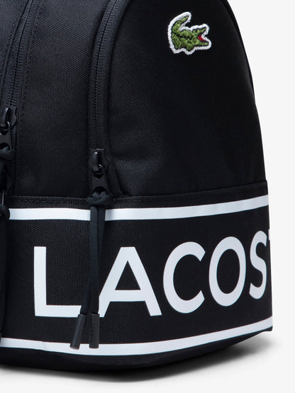 Lacoste Kids Logo Mini Backpack in Black (27cm)