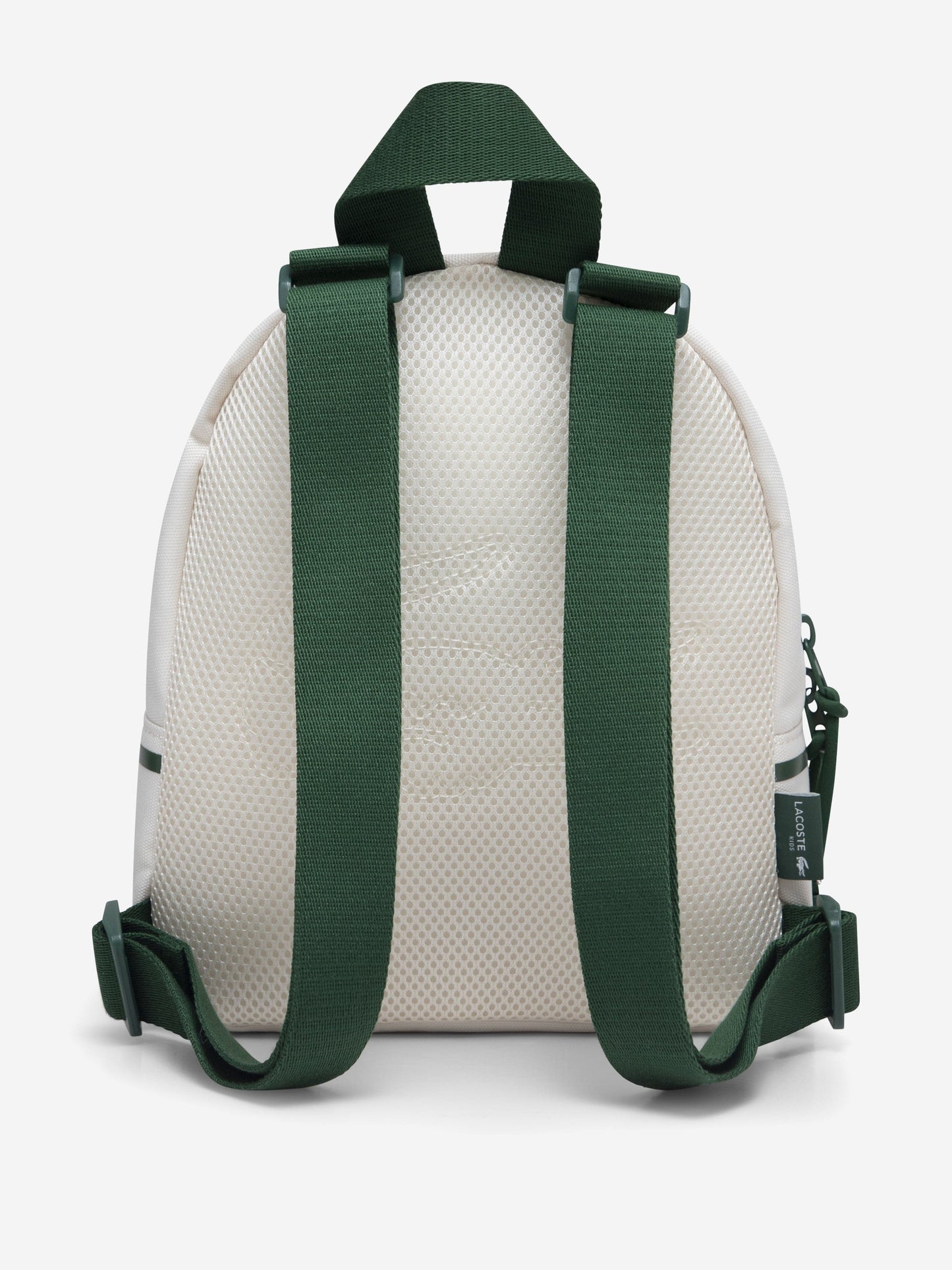 Lacoste Kids Logo Mini Backpack in Ivory (27cm)