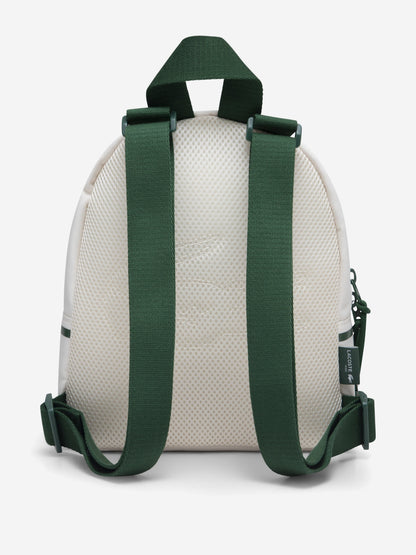 Lacoste Kids Logo Mini Backpack in Ivory (27cm)