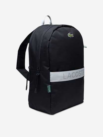 Lacoste Kids Backpack with Pencil Case in Black (43cm)