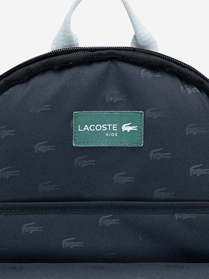 Lacoste Kids Backpack with Pencil Case in Black (43cm)