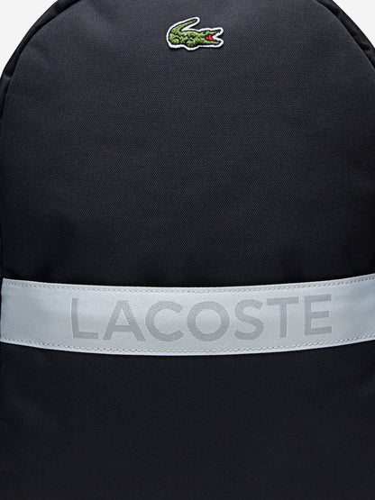 Lacoste Kids Backpack with Pencil Case in Black (43cm)