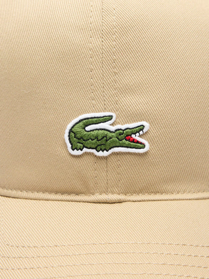 Lacoste Kids Logo Cap in Beige