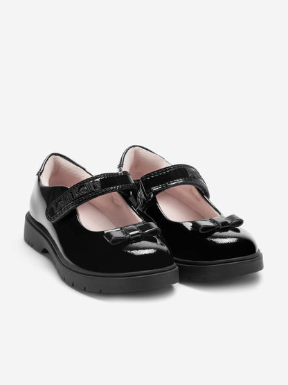 Lelli Kelly Girls Jolie Patent Bow School Shoes in Black