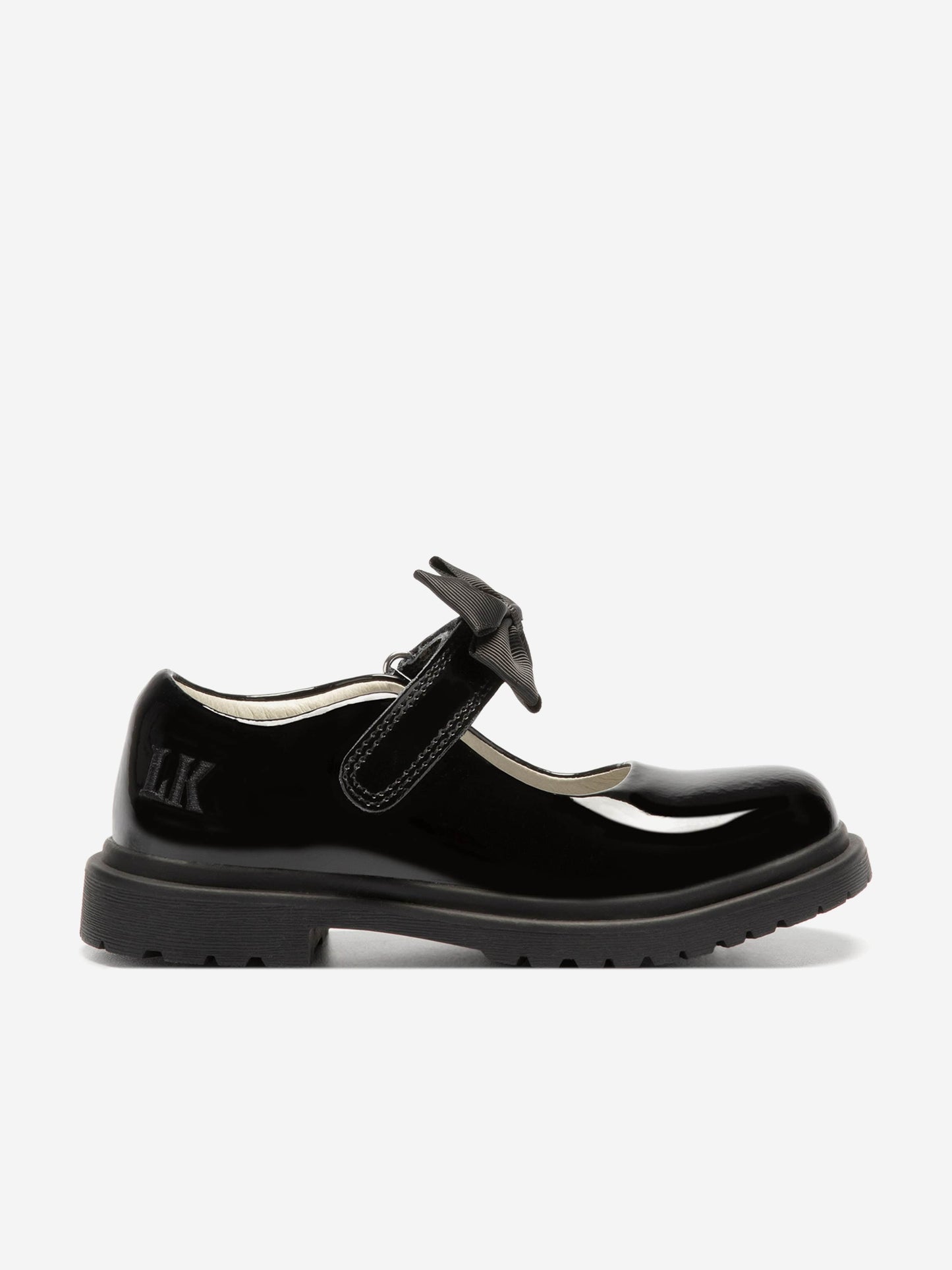 Lelli Kelly Girls Masie Bow Patent School Shoes in Black