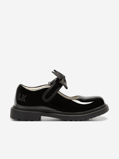 Lelli Kelly Girls Masie Bow Patent School Shoes in Black