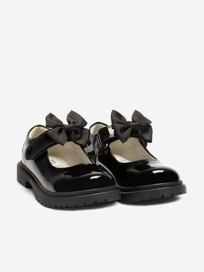 Lelli Kelly Girls Masie Bow Patent School Shoes in Black