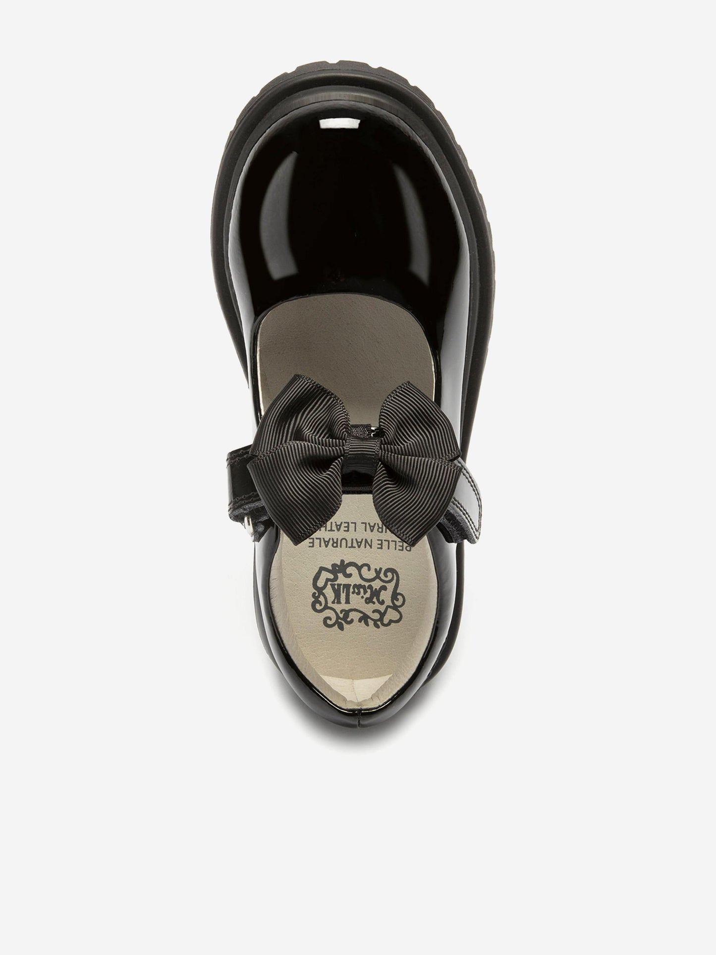 Lelli Kelly Girls Masie Bow Patent School Shoes in Black