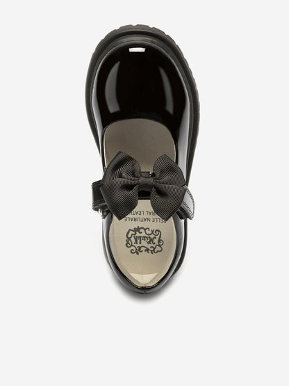 Lelli Kelly Girls Masie Bow Patent School Shoes in Black