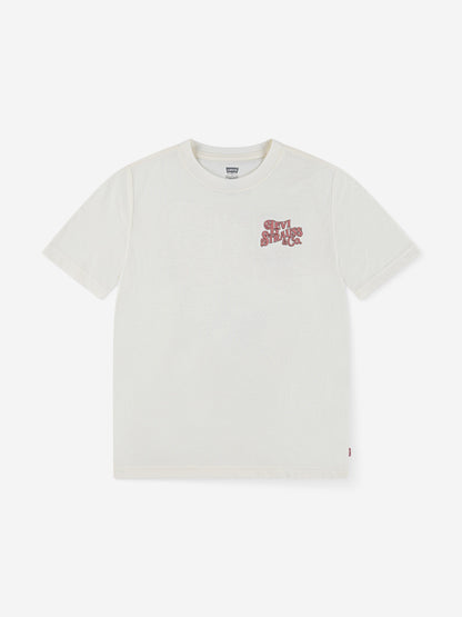 Levi's Boys Worn By Cowboys T-Shirt in Ivory
