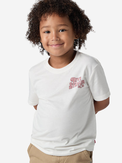 Levi's Boys Worn By Cowboys T-Shirt in Ivory