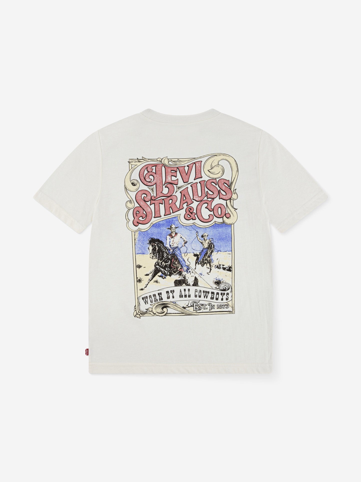 Levi's Boys Worn By Cowboys T-Shirt in Ivory