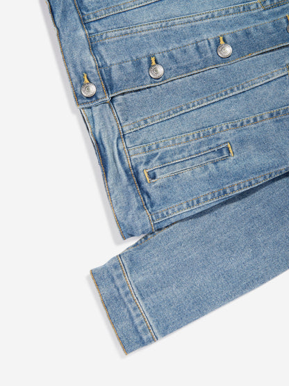 Levi's Girls Stretch Trucker Jacket in Blue