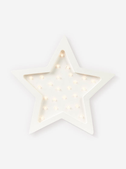 Little Lights Star Lamp in White (29×29x5.5 cm)