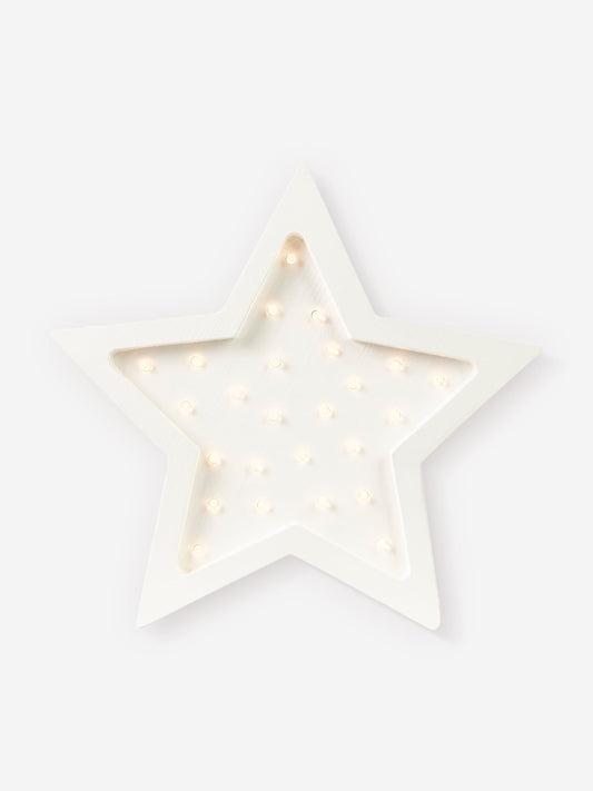 Little Lights Star Lamp in White (29×29x5.5 cm)