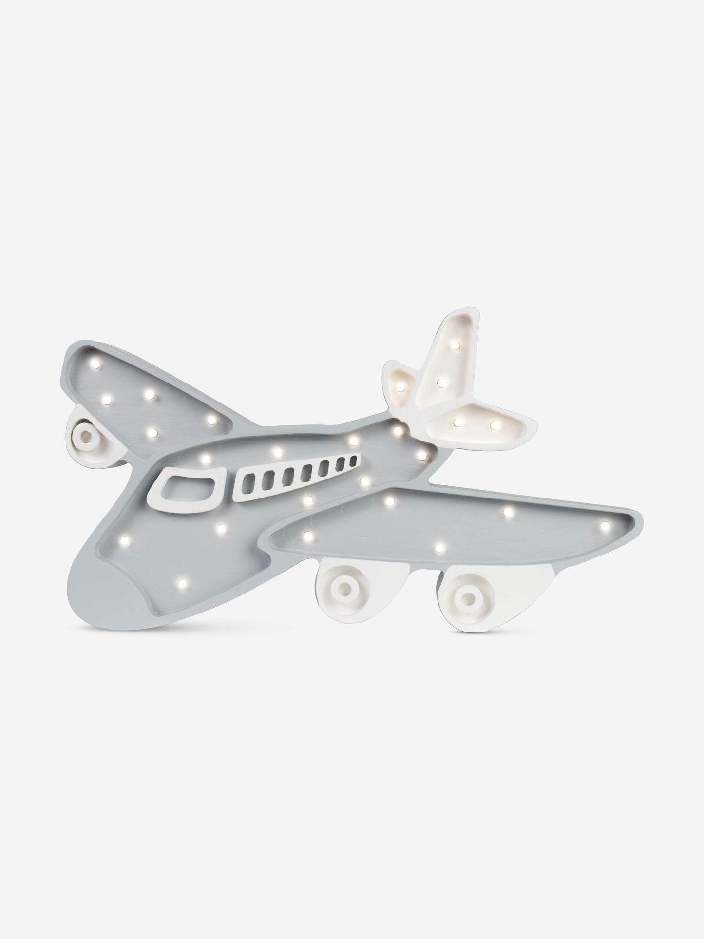 Little Lights Plane Lamp in Grey (21.5x39x5.5 cm)