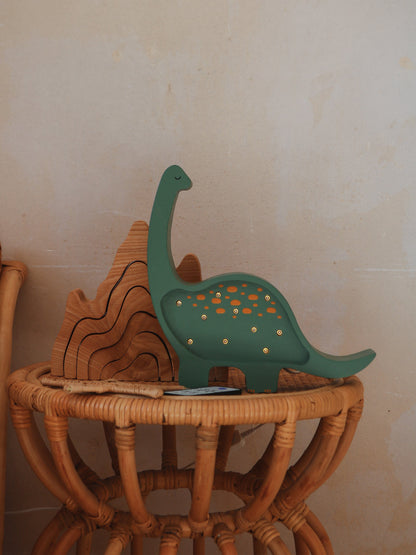 Little Lights Dino Mini Lamp in Green (22x24x5.5 cm)