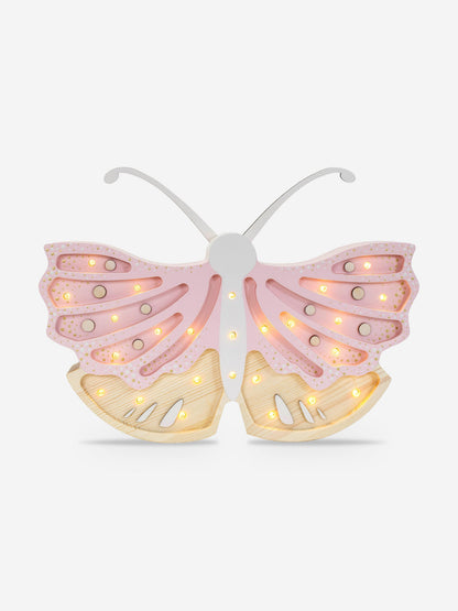 Little Lights Butterfly Lamp in Pink (19x35x5.5 cm)