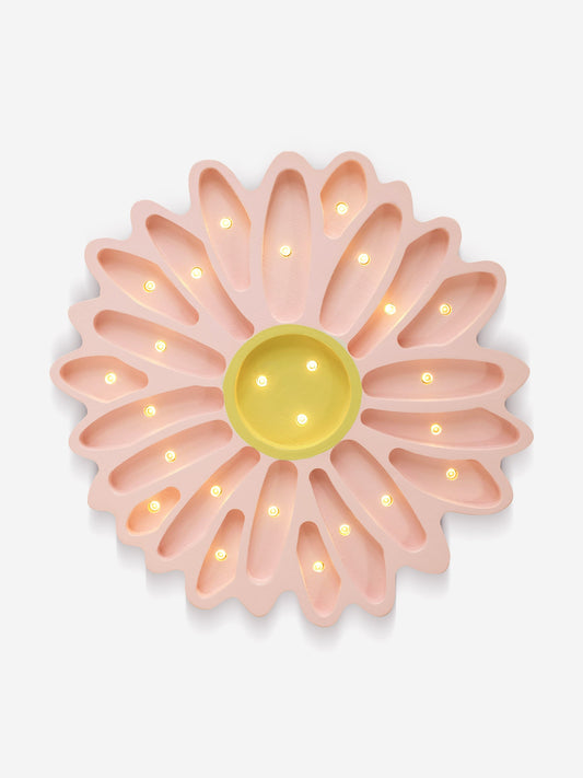 Little Lights Daisy Lamp in Pink (26.5x26.6x5.5cm)