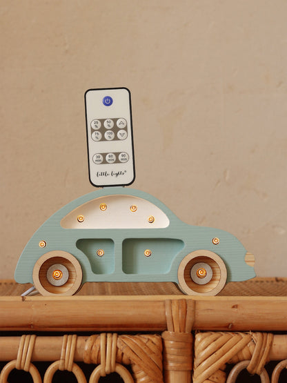 Little Lights Beetle Car Mini Lamp in Blue (10x20.5x5.5 cm)