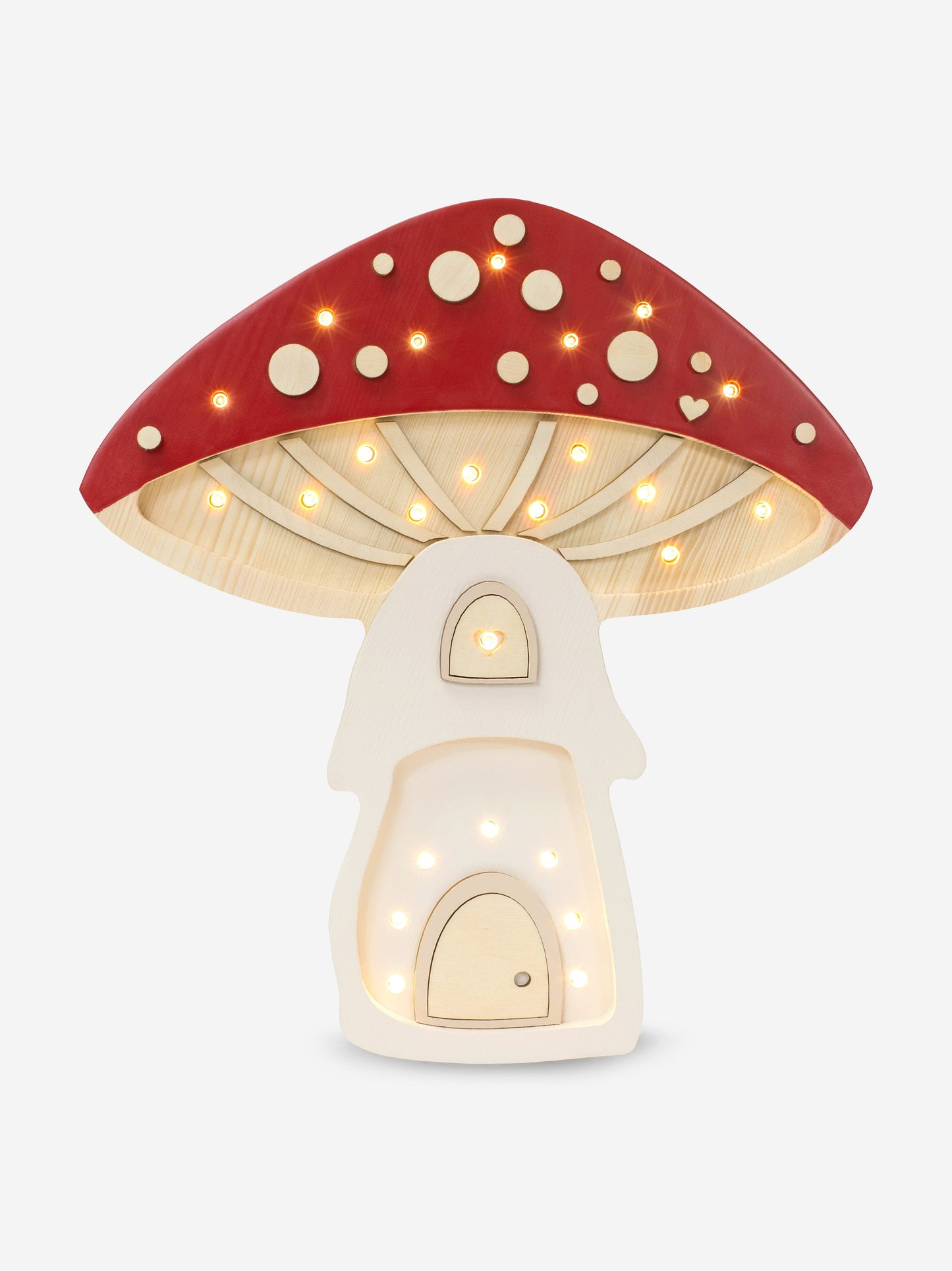 Little Lights Mushroom Lamp in Red (31.5x29x5.5 cm)