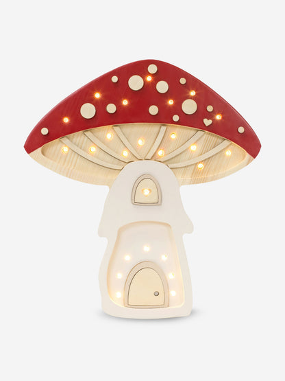 Little Lights Mushroom Lamp in Red (31.5x29x5.5 cm)