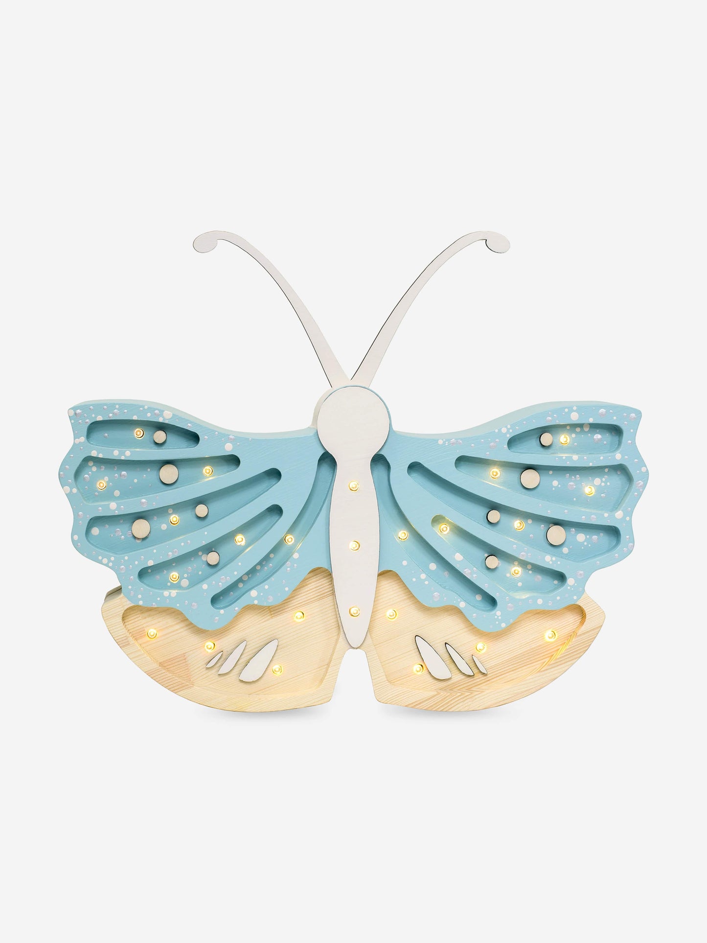 Little Lights Butterfly Lamp in Blue (19x35x5.5 cm)