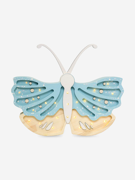 Little Lights Butterfly Lamp in Blue (19x35x5.5 cm)