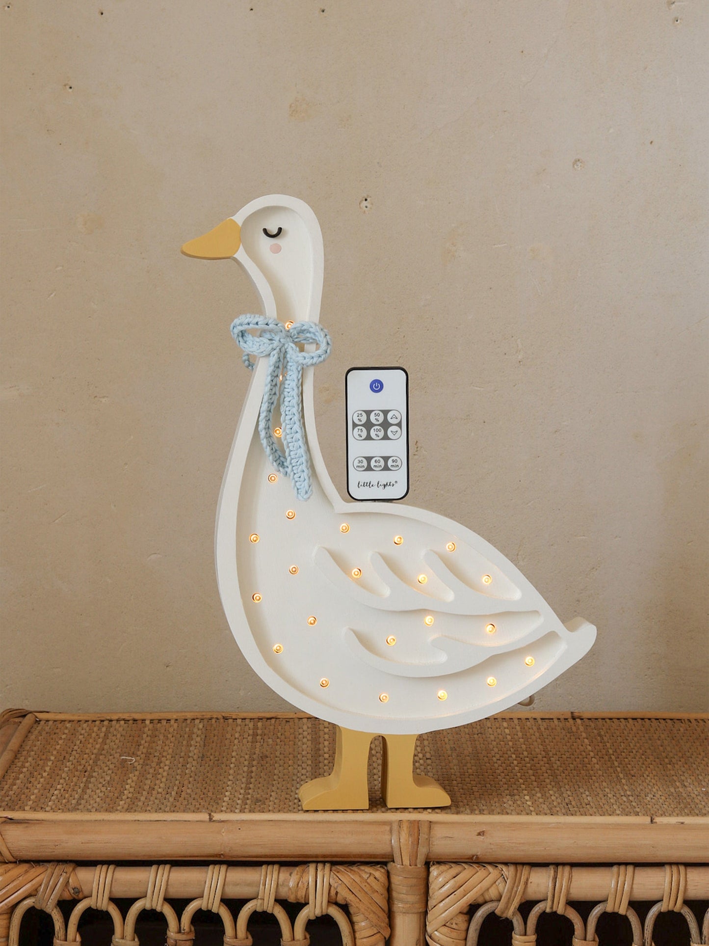 Little Lights Goose Lamp in White (39.5x24.5x5.5 cm)
