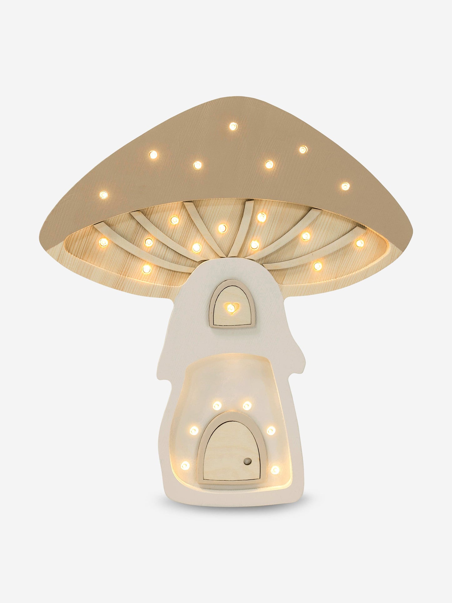 Little Lights Mushroom Lamp in Beige (31.5x29x5.5 cm)