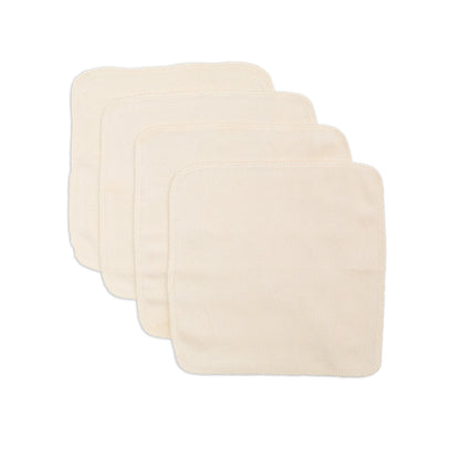 Lulujo - 4 Pack Organic Cotton Facecloths