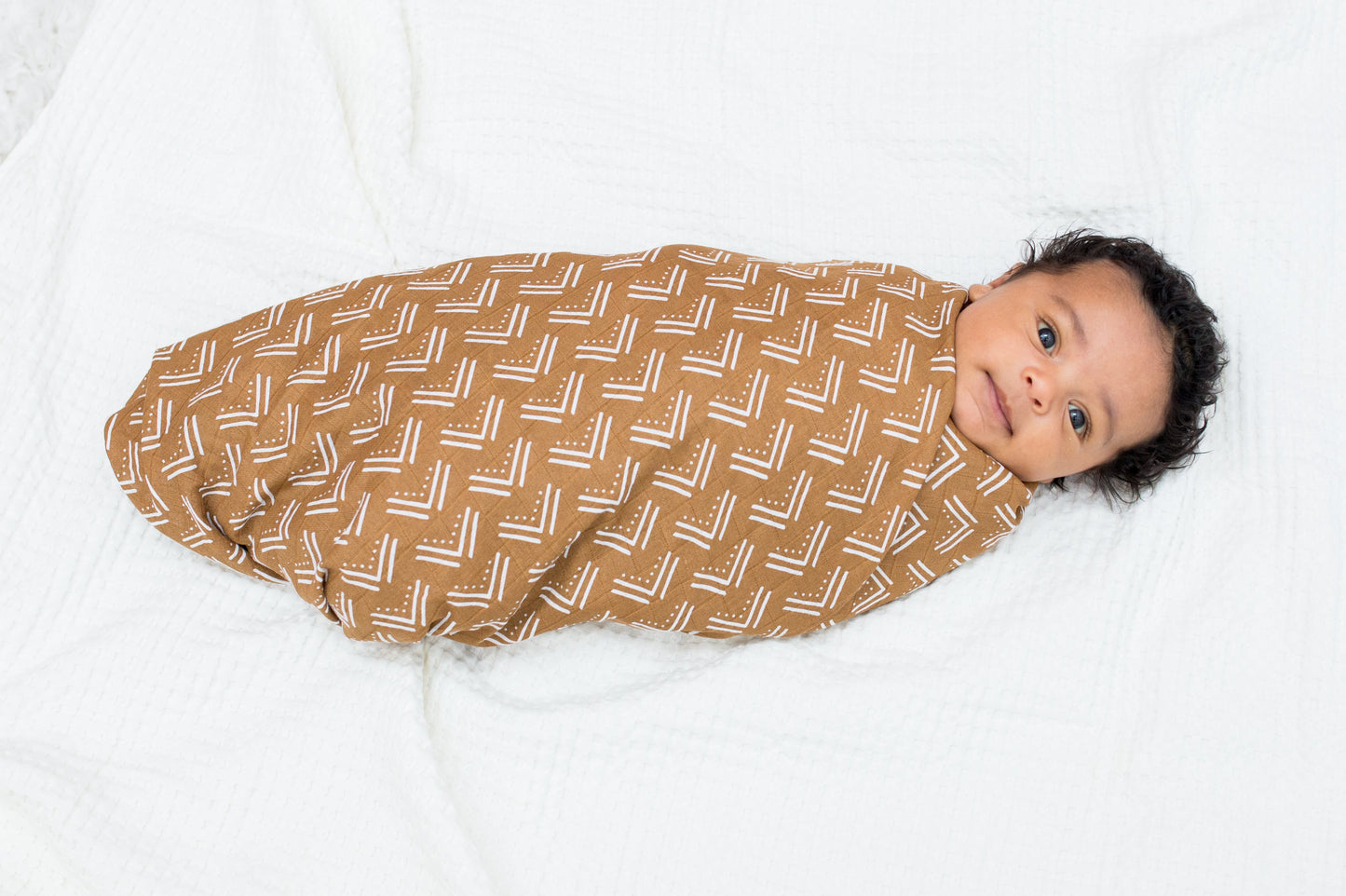 Lulujo - 2 Pack Muslin Swaddles - Blackbird / Mudcloth (100cm x100cm)